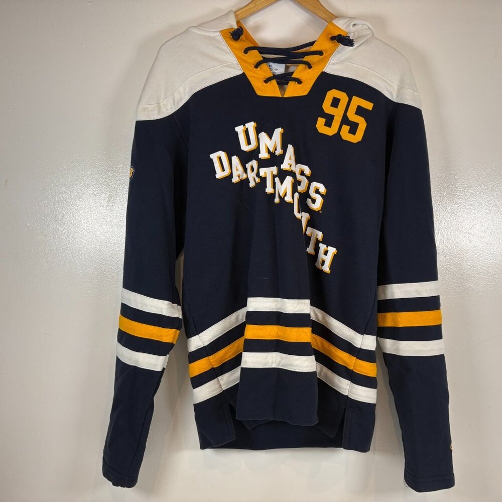 UMass Dartmouth Lacer Hoodie Sweatshirt Womens Size XS Champion College